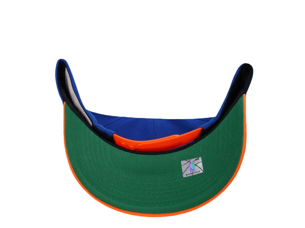 Mitchell & Ness New York Knicks Hardwood Classic Pro Crown Fit Blue Snapback Cap