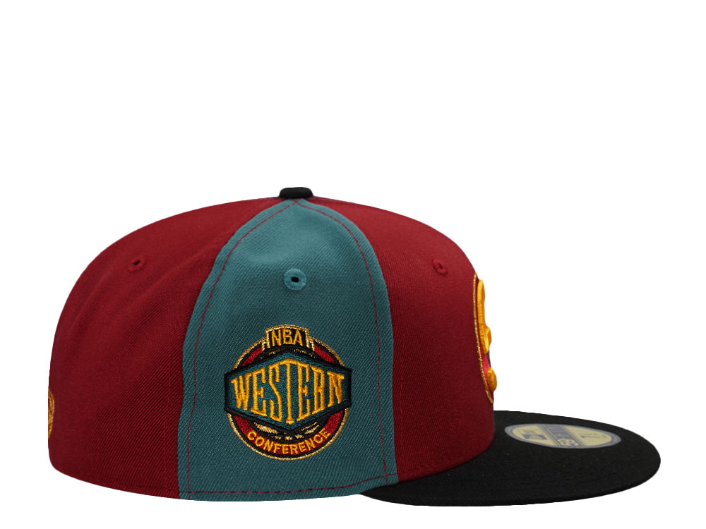 New Era Seattle Super Sonics NBA Western Conference Pinwheel Edition 59Fifty Fitted Cap