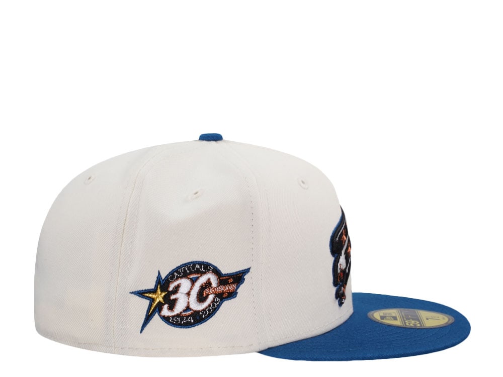 New Era Washington Capitals 30th Anniversary Chrome Two Tone Edition 59Fifty Fitted Cap