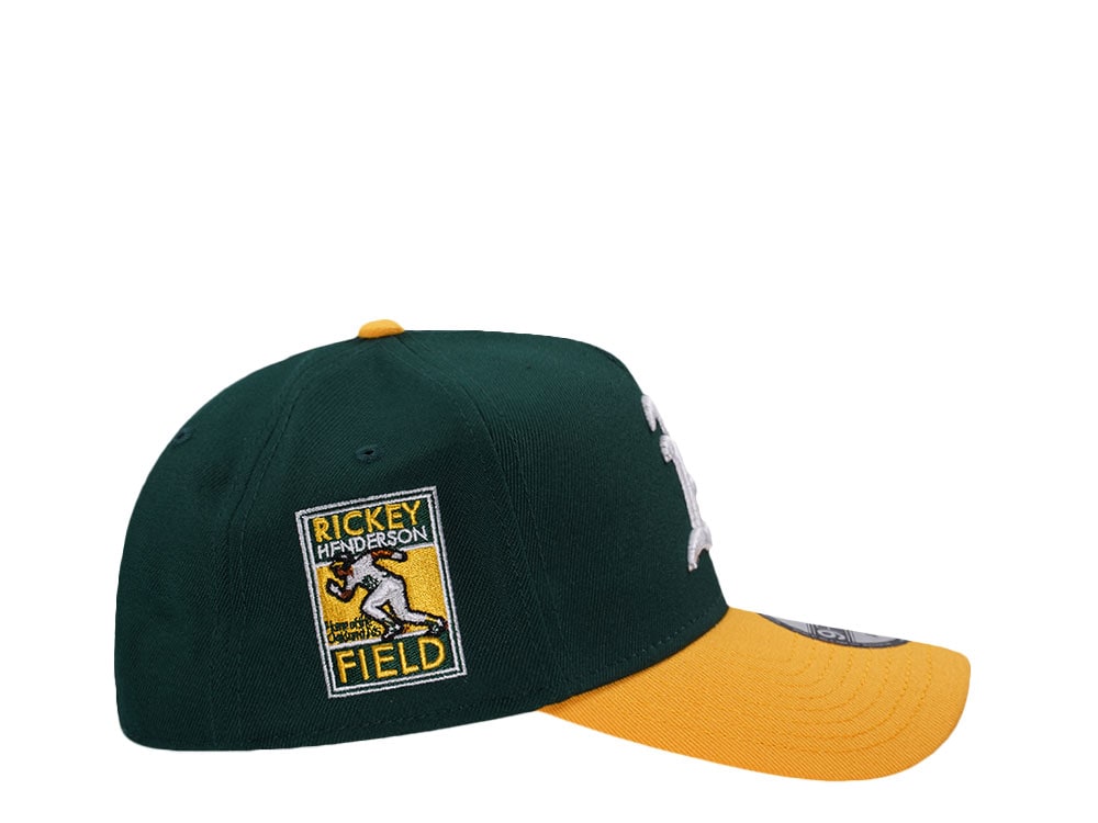 New Era Oakland Athletics Rickey Henderson Two Tone Edition 9Forty A Frame Snapback Cap