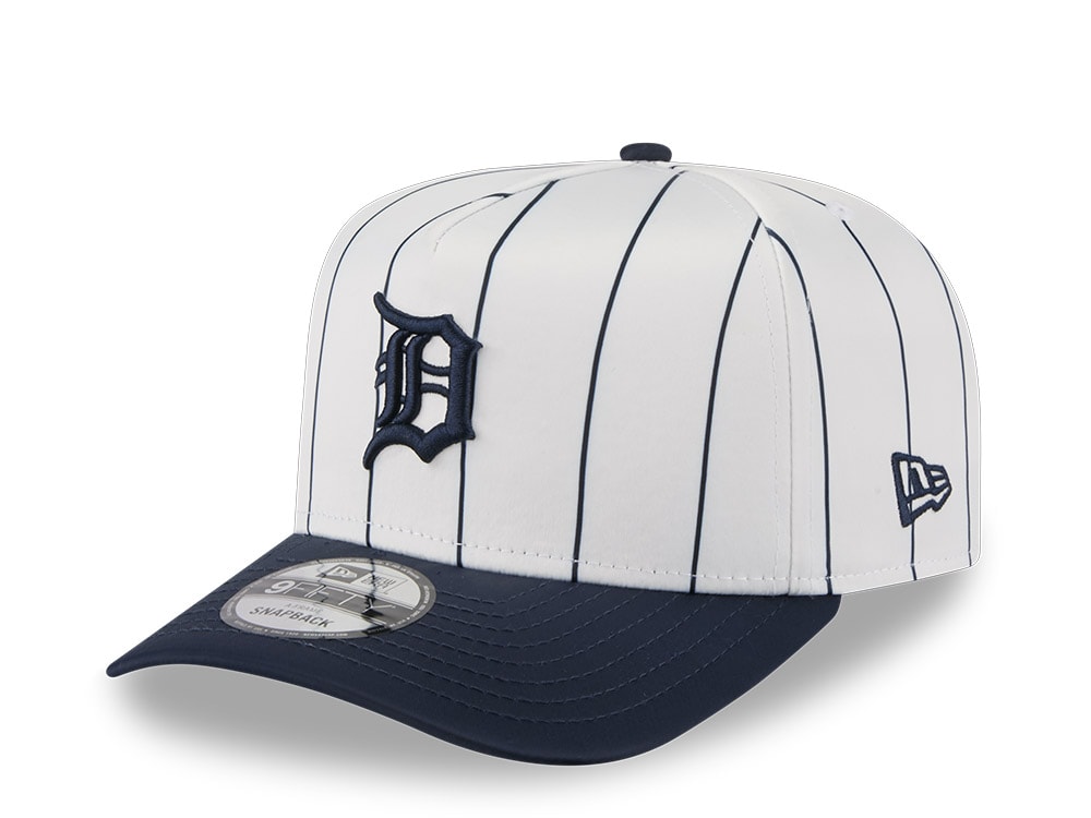 New Era Detroit Tigers Satin Pinstripe 9Fifty A Frame Snapback Cap