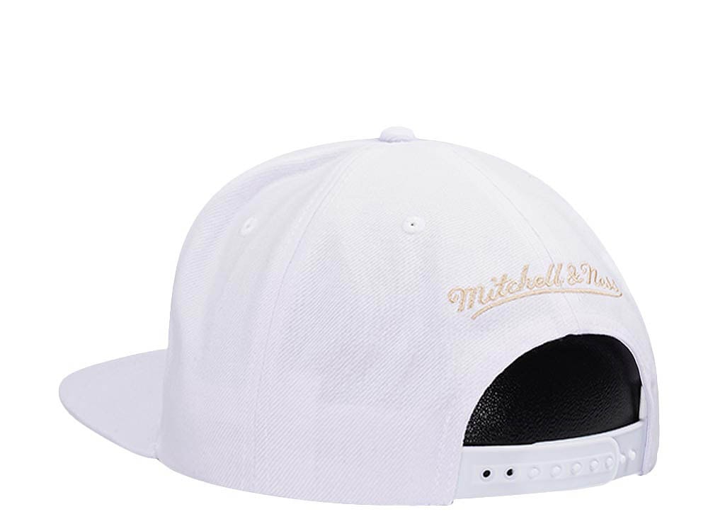 Mitchell & Ness Atlanta Hawks 25th Anniversary Winter White Hardwood Classic Snapback Cap