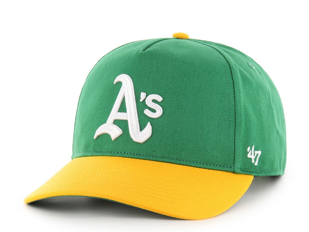47 Brand Oakland Athletics Cooperstown Golden Age Kelly Green Hitch Snapback Cap