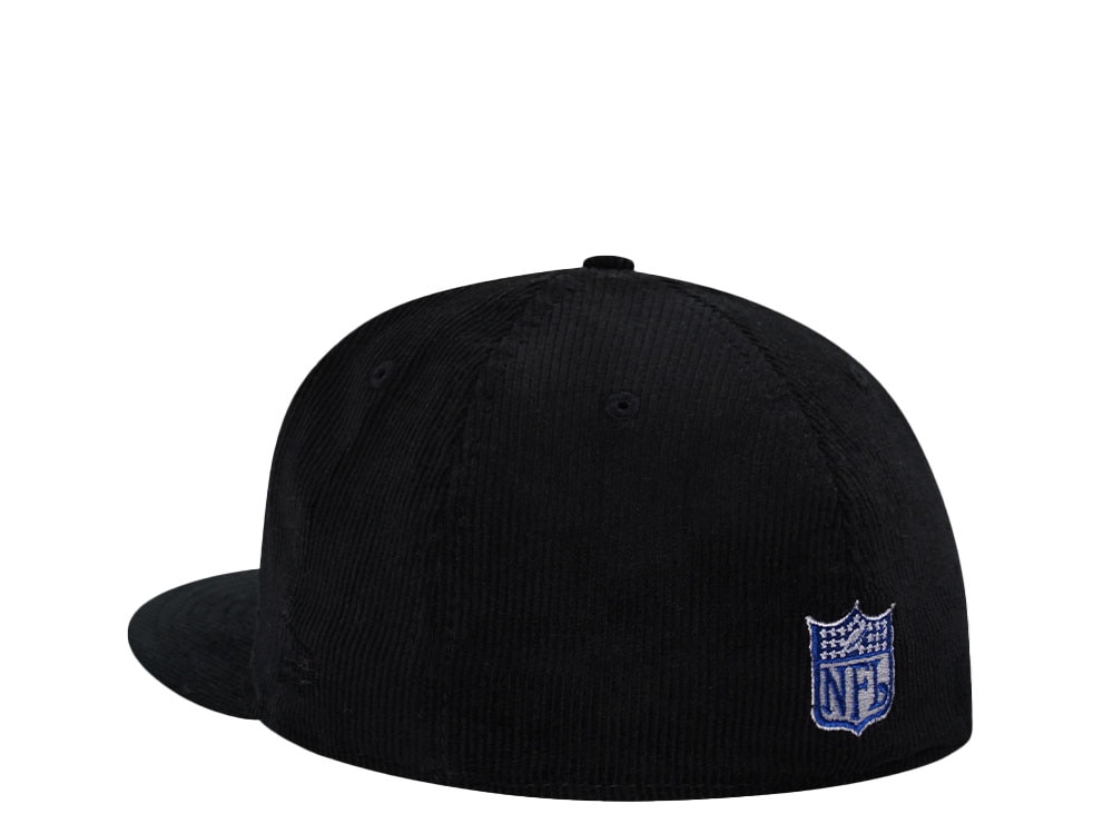 New Era Seattle Seahawks Pro Bowl 1990 Black Corduroy Edition 59Fifty Fitted Cap