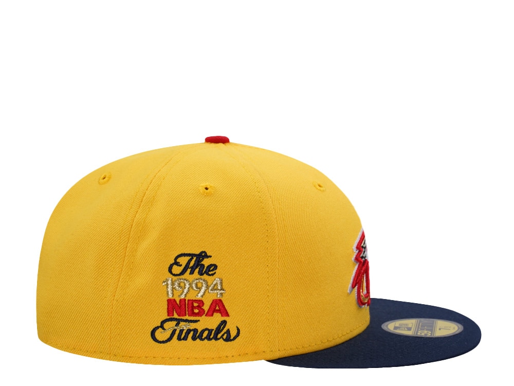 New Era Houston Rockets NBA Finals 1994 Yellow Two Tone Edition 59Fifty Fitted Cap