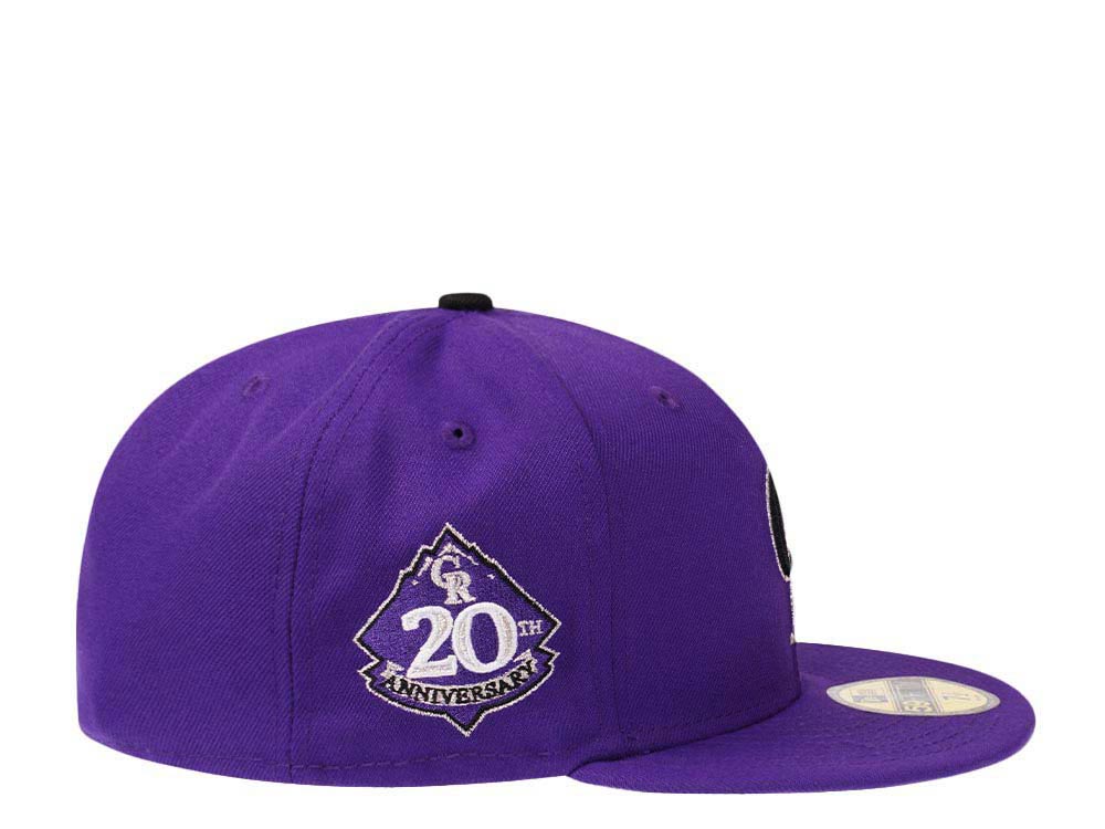 New Era Colorado Rockies 20th Anniversary Purple Edition 59Fifty Fitted Cap
