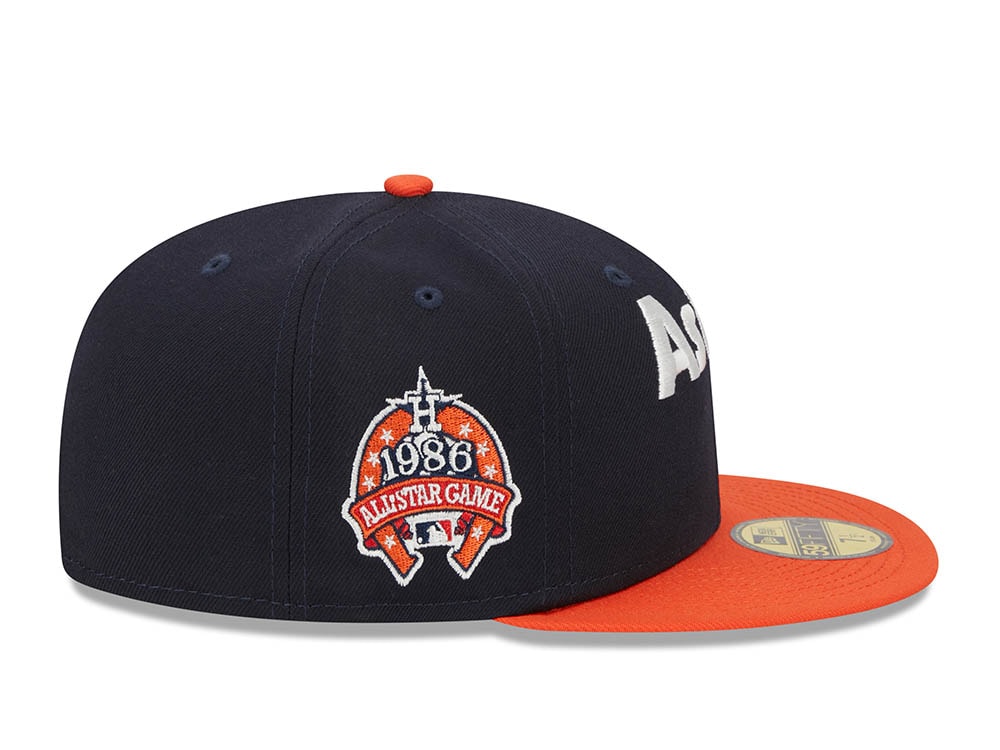 New Era Houston Astros All Star Game 1986 Retro Script Two Tone Edition 59Fifty Fitted Cap