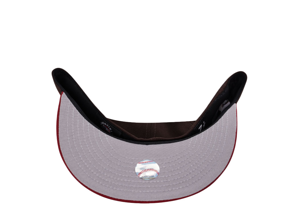 New Era Houston Astros Ransom Note Minute Maid Park Brick Red Two Tone Edition 59Fifty Fitted Cap