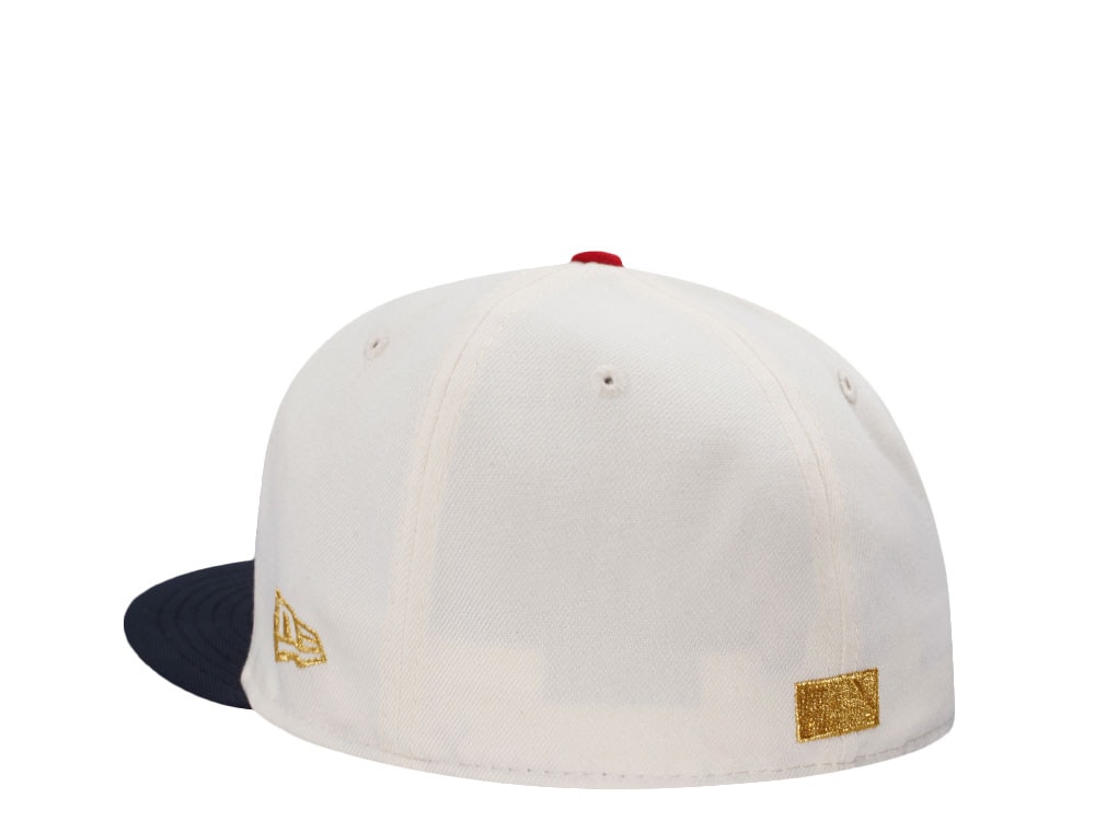 New Era Atlanta Braves 30th Anniversary 24K Chrome Two Tone Edition 59Fifty Fitted Cap