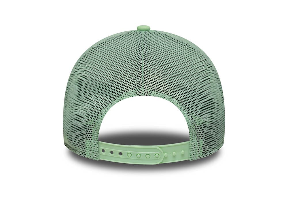 New Era Oval Foam Patch Mint 9Forty A Frame Trucker Snapback Cap