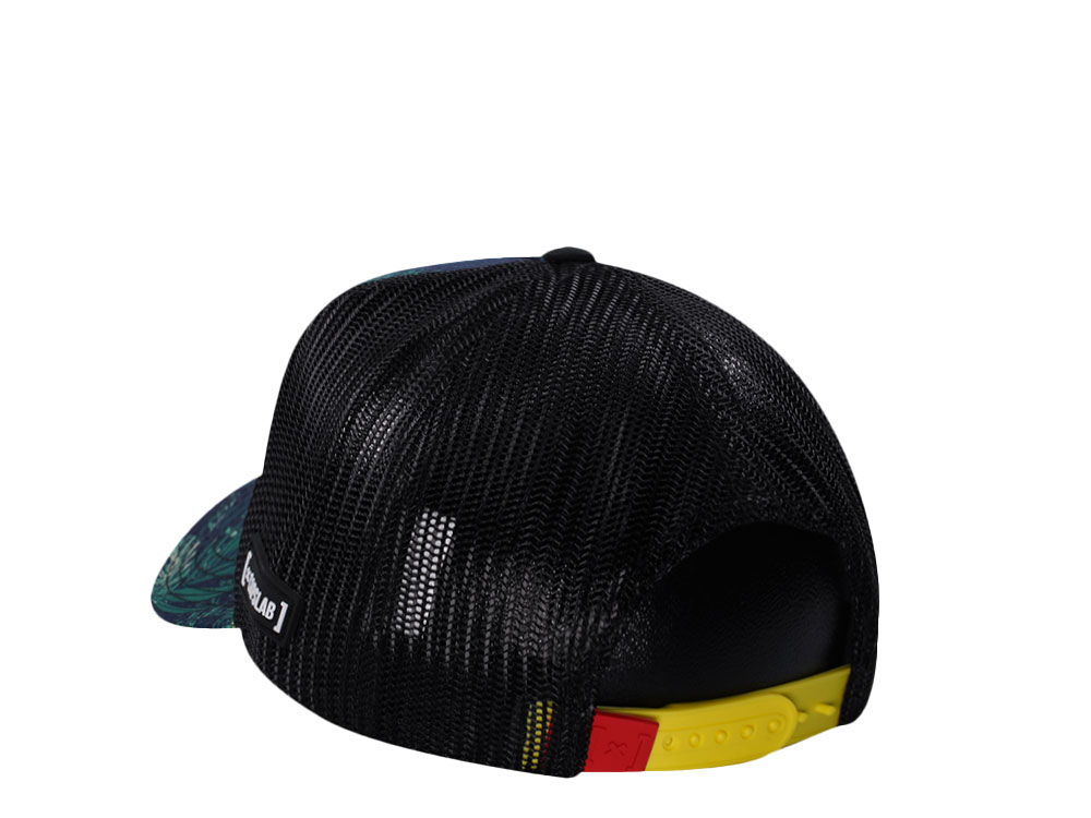 Capslab Jurassic Park Logo Trucker Snapback Cap