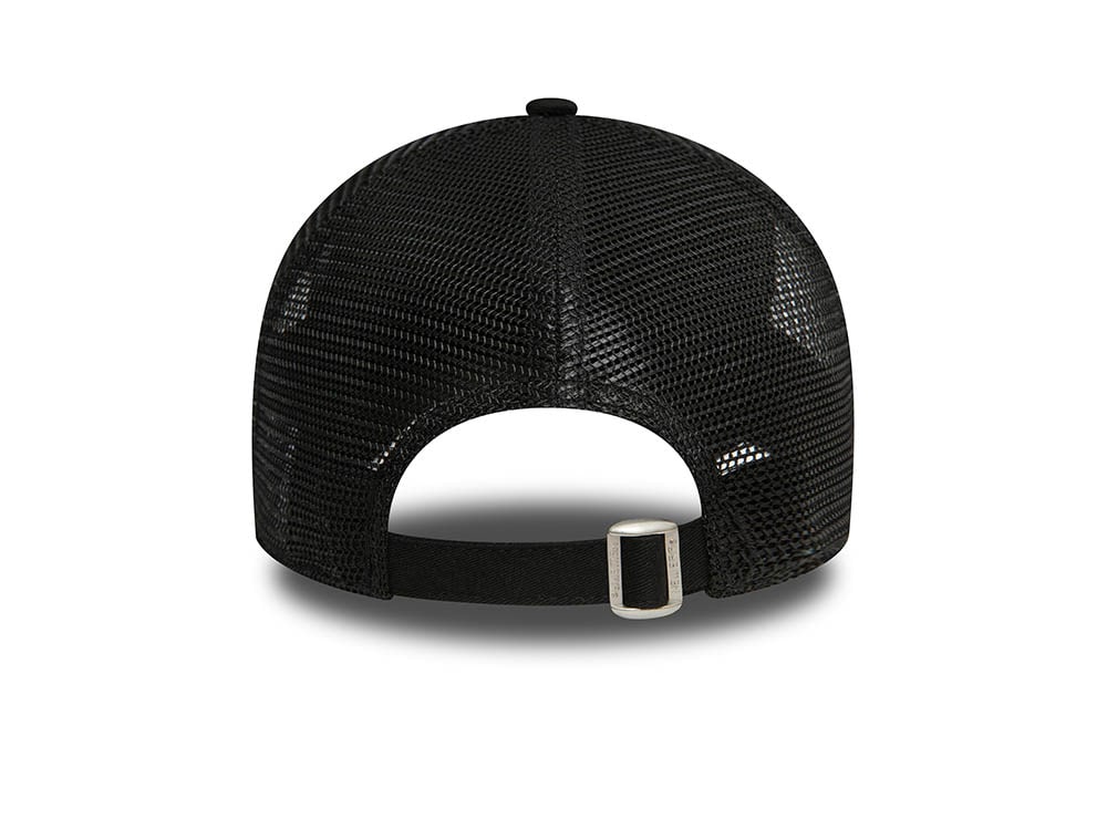 New Era Womens Black 9Twenty Trucker Strapback Cap