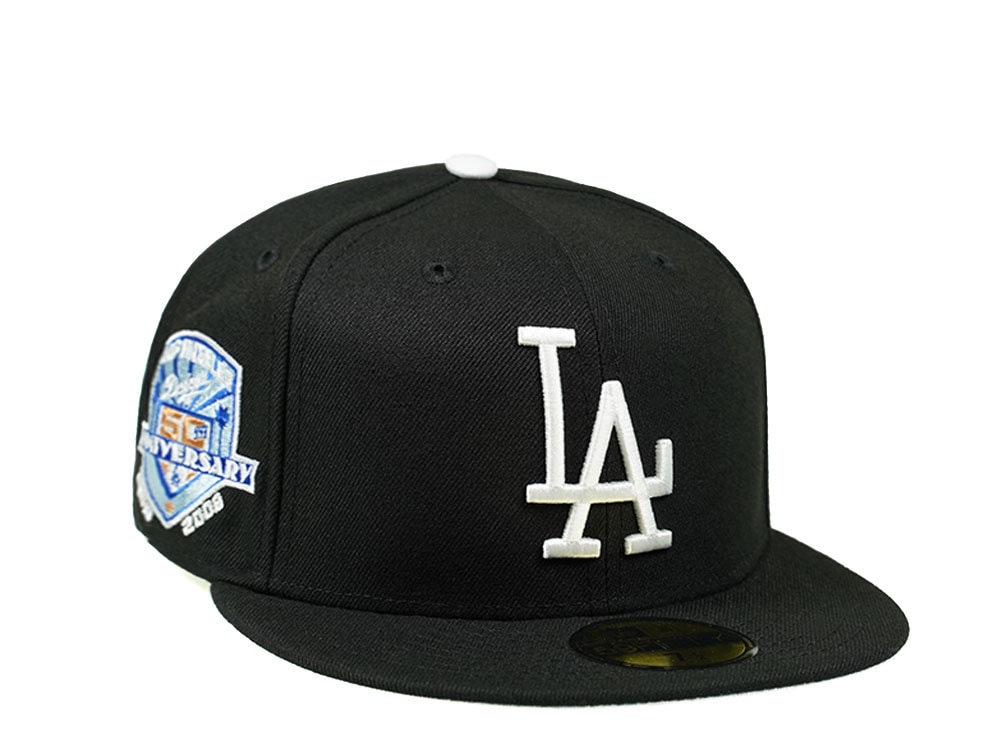 New Era Los Angeles Dodgers 50th Anniversary Black Edition 59Fifty Fitted Cap