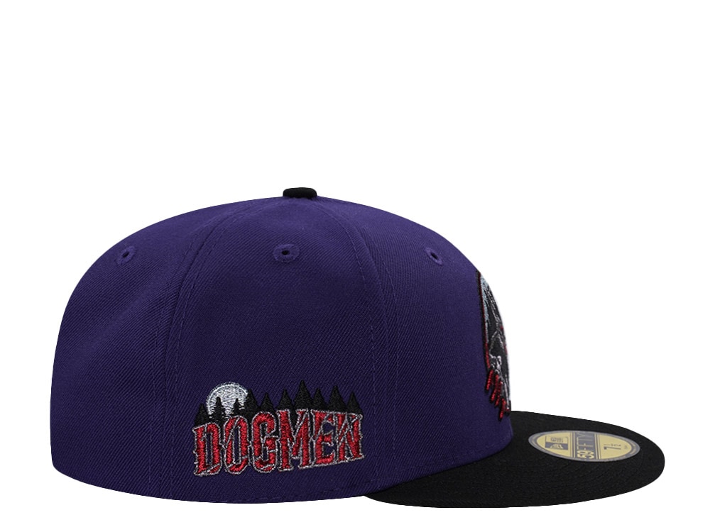 New Era Great Lakes Loons Dogmen Purple Two Tone Edition 59Fifty Fitted Cap