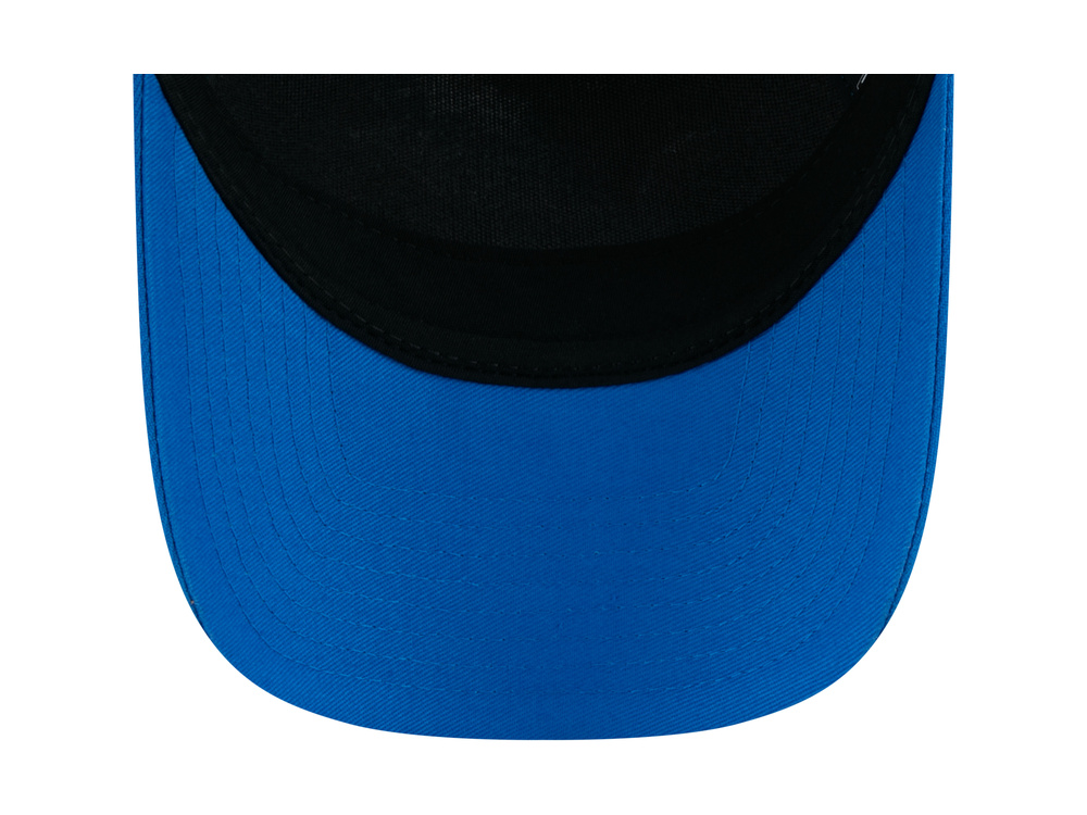 New Era Detroit Lions Official Team Color Edition 9Forty M Crown A Frame Trucker Snapback Cap