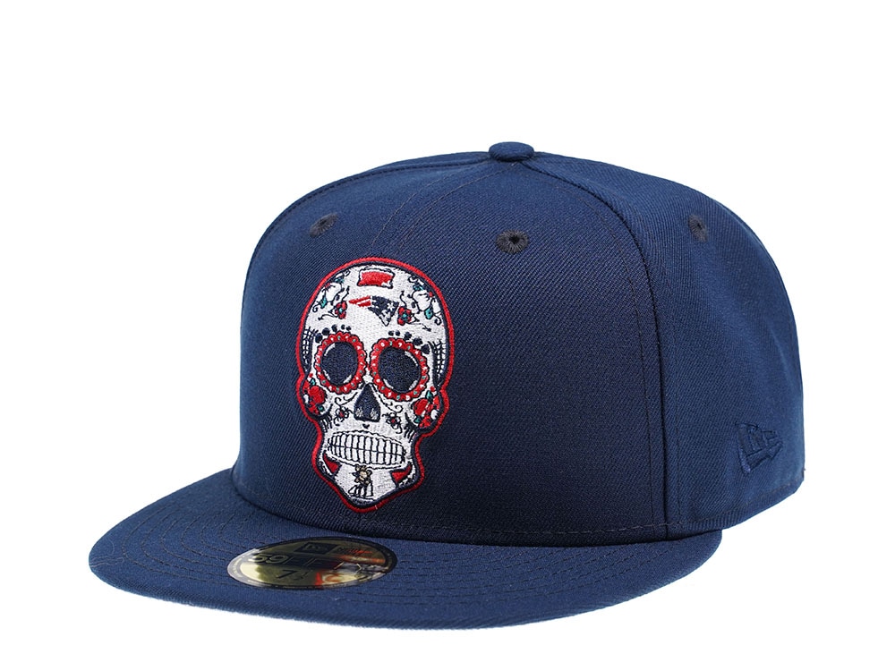 New Era New England Patriots Skull Edition 59Fifty Fitted Cap
