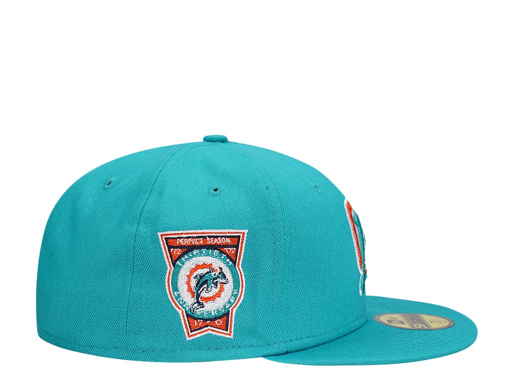 New Era Miami Dolphins 30th Anniversary Teal Classic Edition 59Fifty Fitted Cap