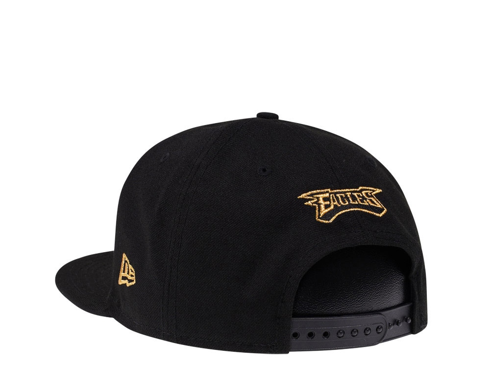 New Era Philadelphia Eagles Black and Gold Edition 9Fifty Snapback Cap