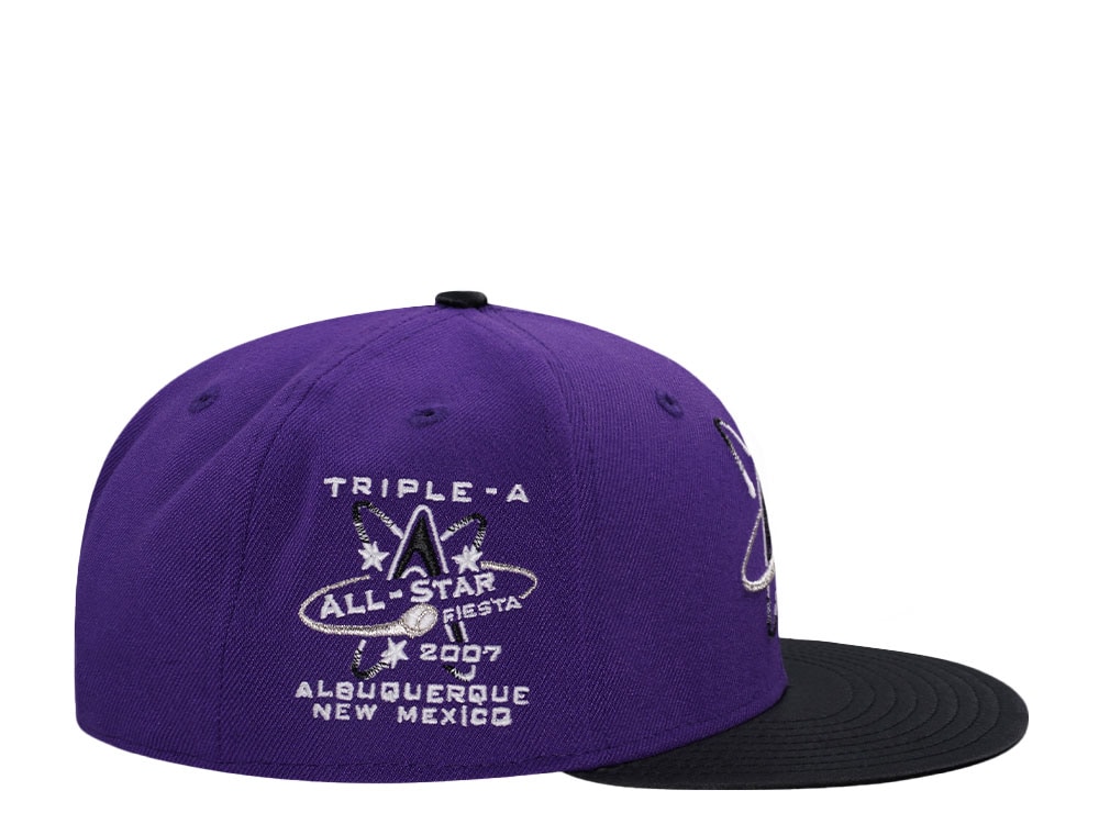 New Era Albuquerque Isotopes All Star Game 2007 Glow Satin Brim Edition 59Fifty Fitted Cap