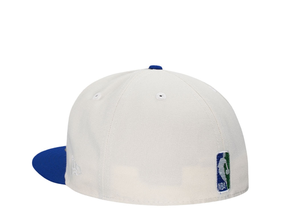 New Era Dallas Mavericks Chrome Metallic Green Two Tone Edition 59Fifty Fitted Cap