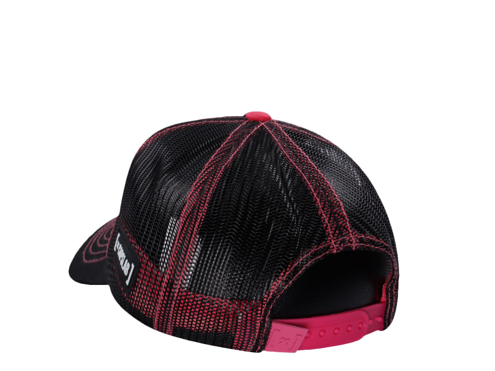 Capslab Disney Mickey and Friends Minnie Black Pink Edition Trucker Snapback Cap