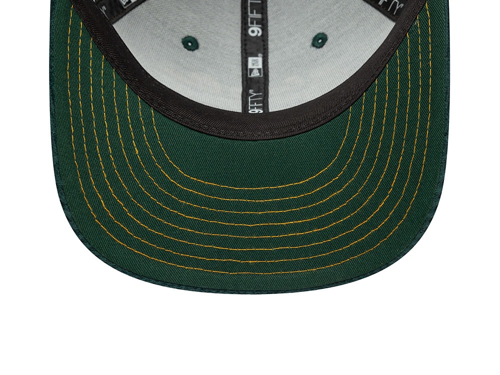 New Era Cap & Claw Cord Dark Green 9Fifty Trucker Snapback Cap