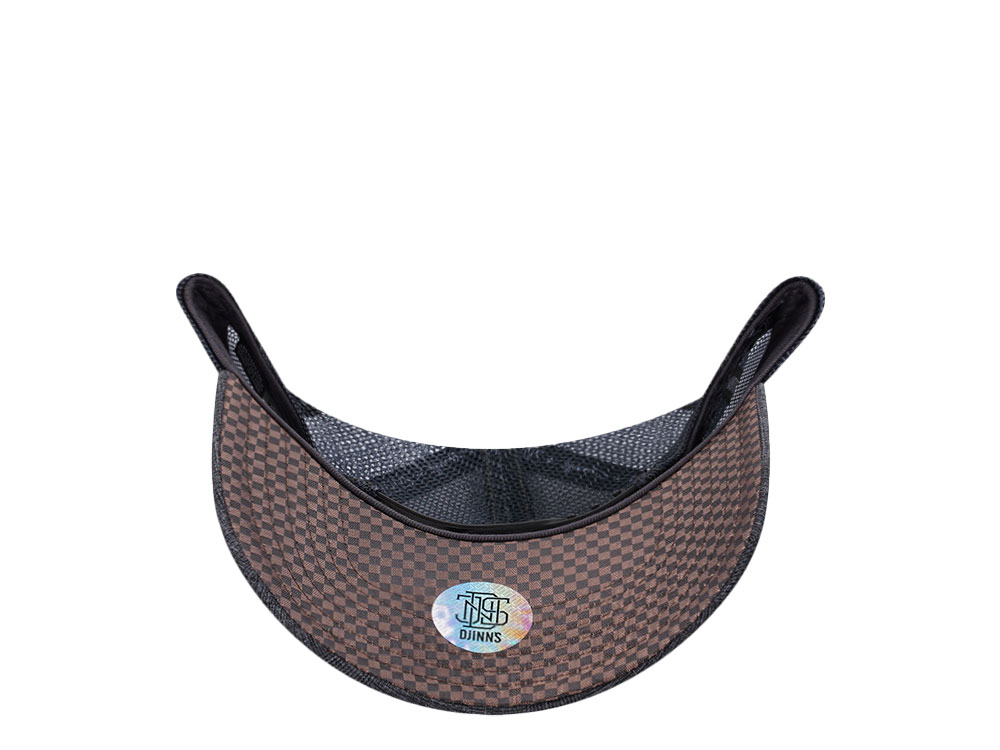 Djinns HFT Glencheck Grey Trucker Snapback Cap