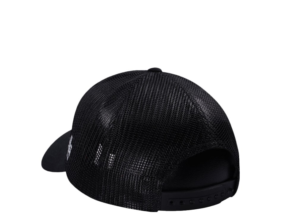 American Needle Mack Truck Square Patch Valin Black Trucker Snapback Cap