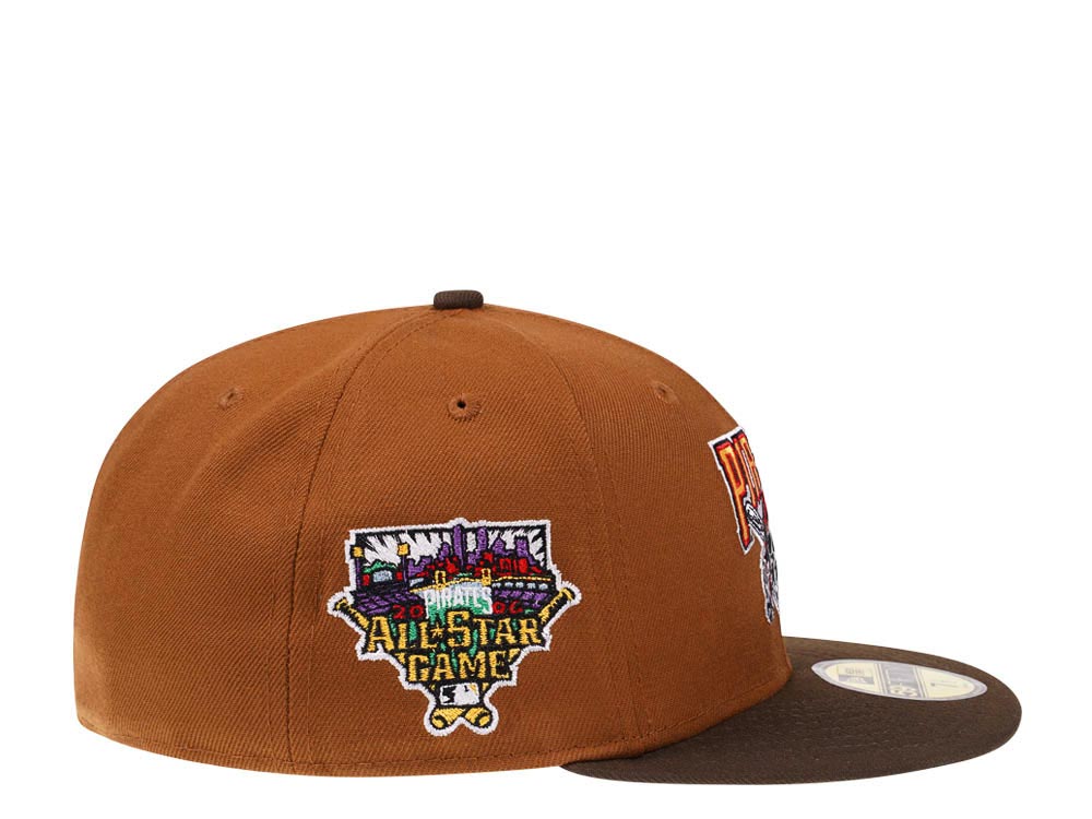 New Era Pittsburgh Pirates All Star Game 2006 Bourbon and Suede Edition 59Fifty Fitted Cap