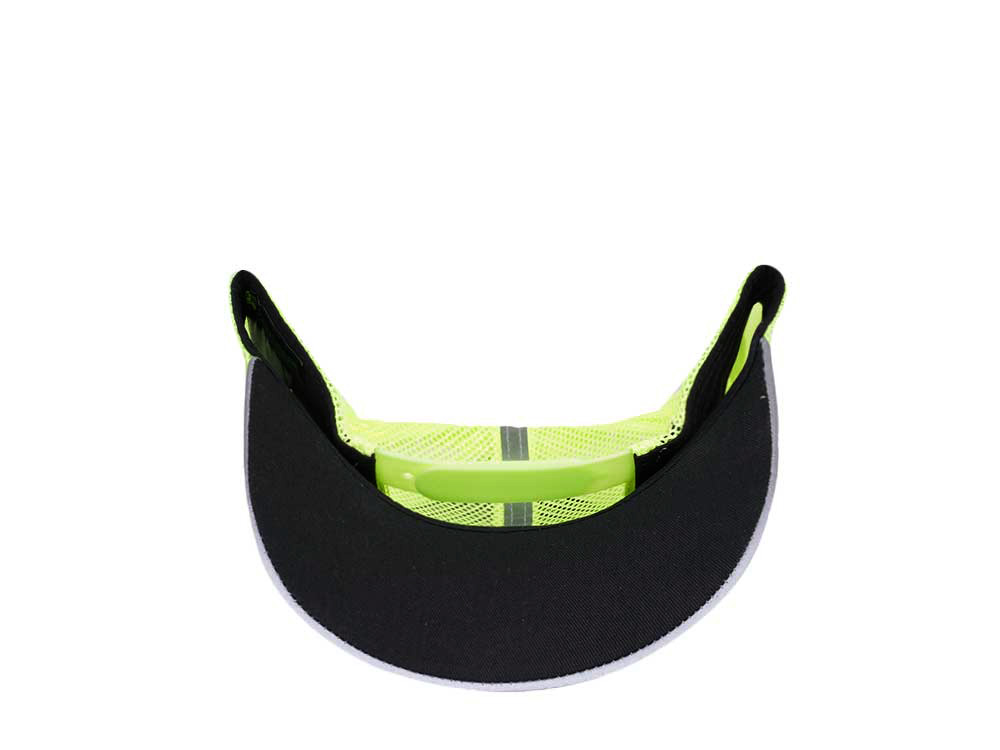 John Deere Construction Logo Yellow Trucker Snapback Cap