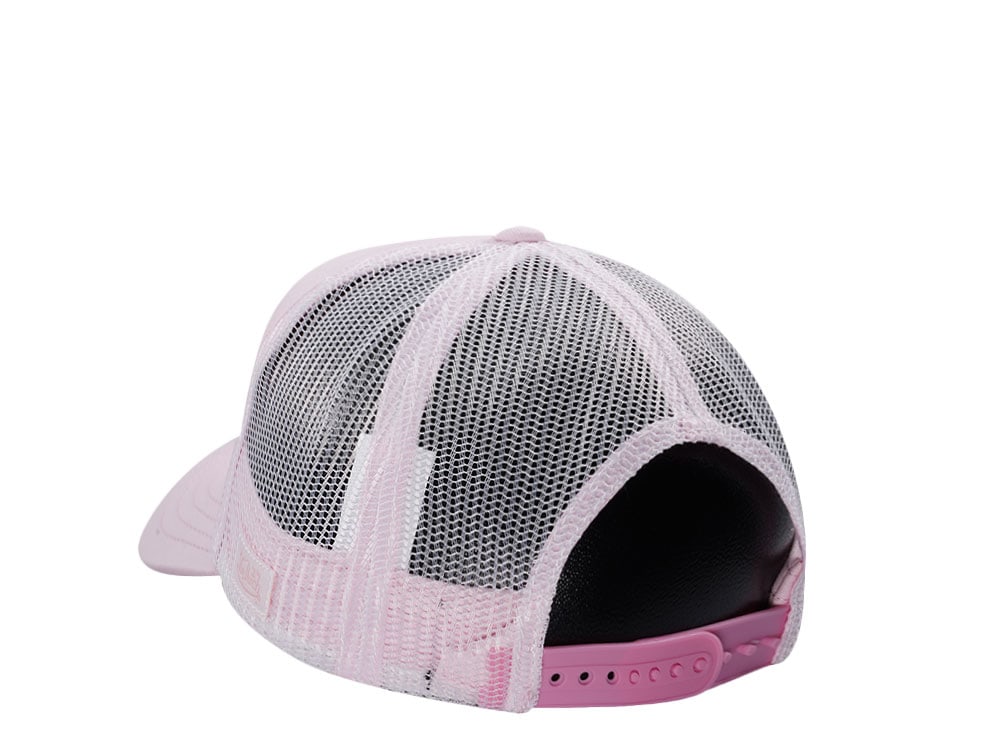 Von Dutch Baseball Junior Pink White Kids Trucker Snapback Cap