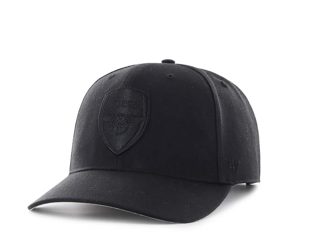 47Brand Arsenal FC Black Cold Zone MVP DP Snapback Cap