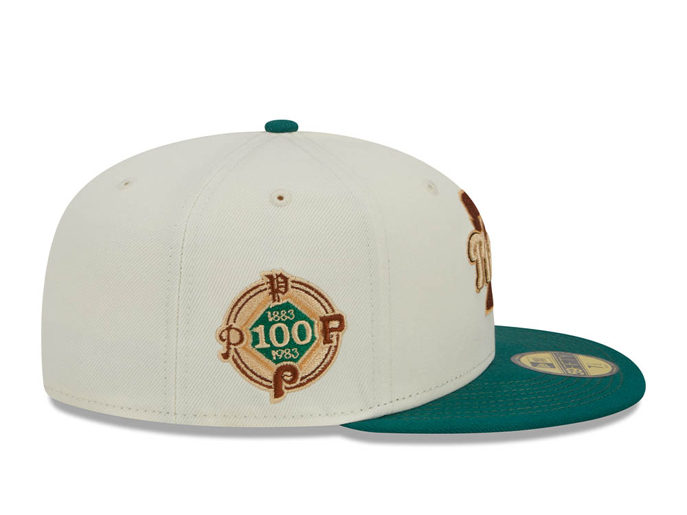New Era Philadelphia Phillies 100th Anniversary Camp Two Tone Edition 59Fifty Fitted Cap