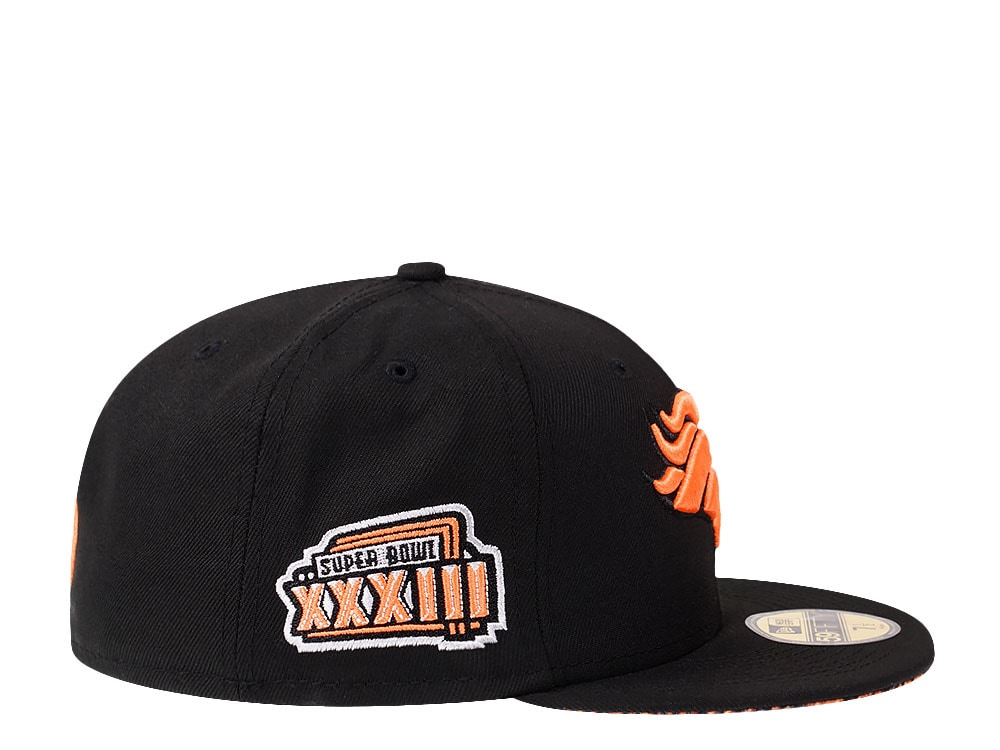 New Era Denver Broncos Super Bowl XXXIII Black Summerpop Edition 59Fifty Fitted Cap