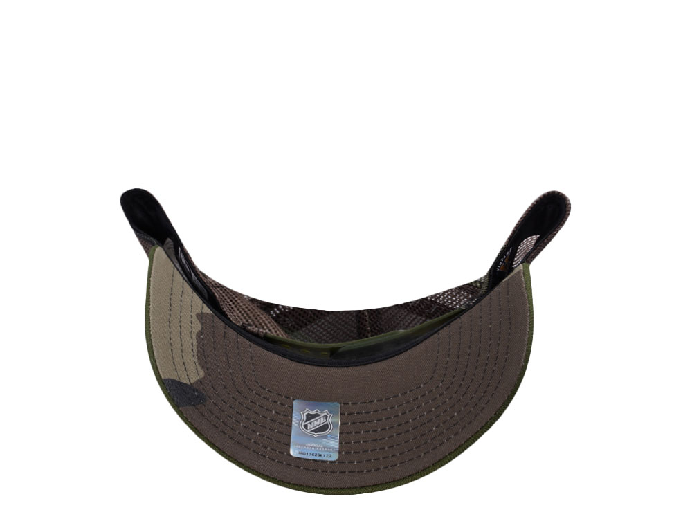 New Era Hartford Whalers Rifle Camo Trucker Edition 9Forty A Frame Snapback Cap