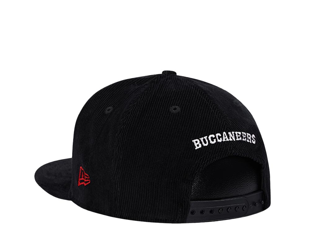 New Era Tampa Bay Buccaneers Black Corduroy Edition 9Fifty Snapback Cap