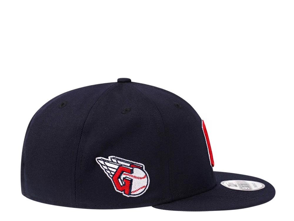 New Era Cleveland Guardians Navy Classic Edition 9Fifty Snapback Cap