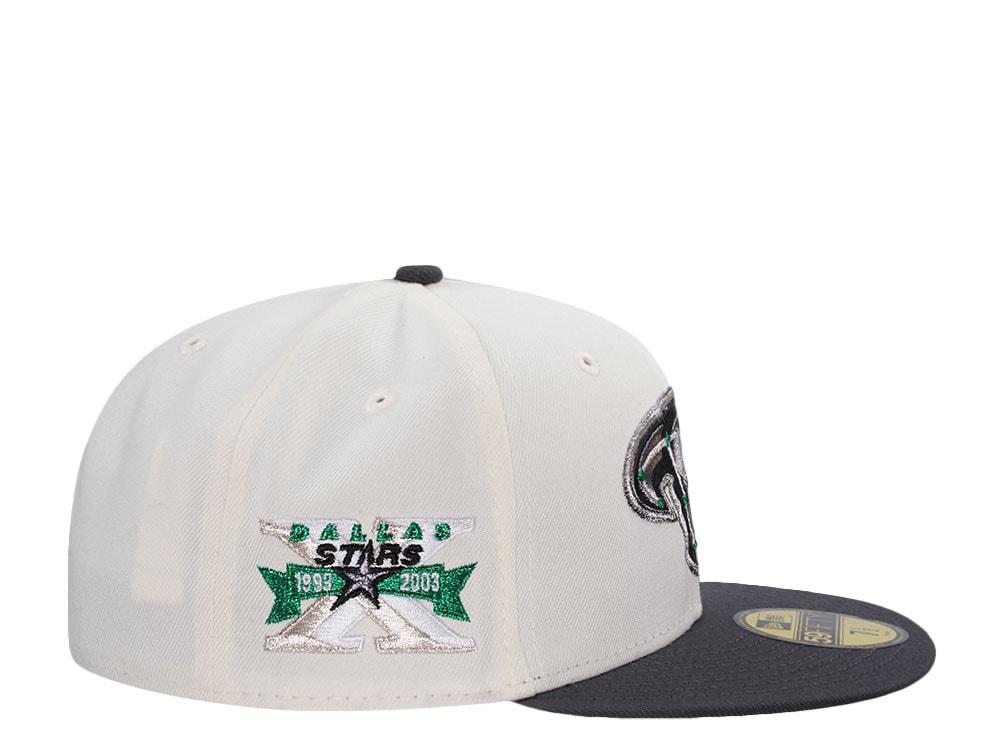 New Era Dallas Stars 10th Anniversary Chrome Two Tone Edition 59Fifty Fitted Cap
