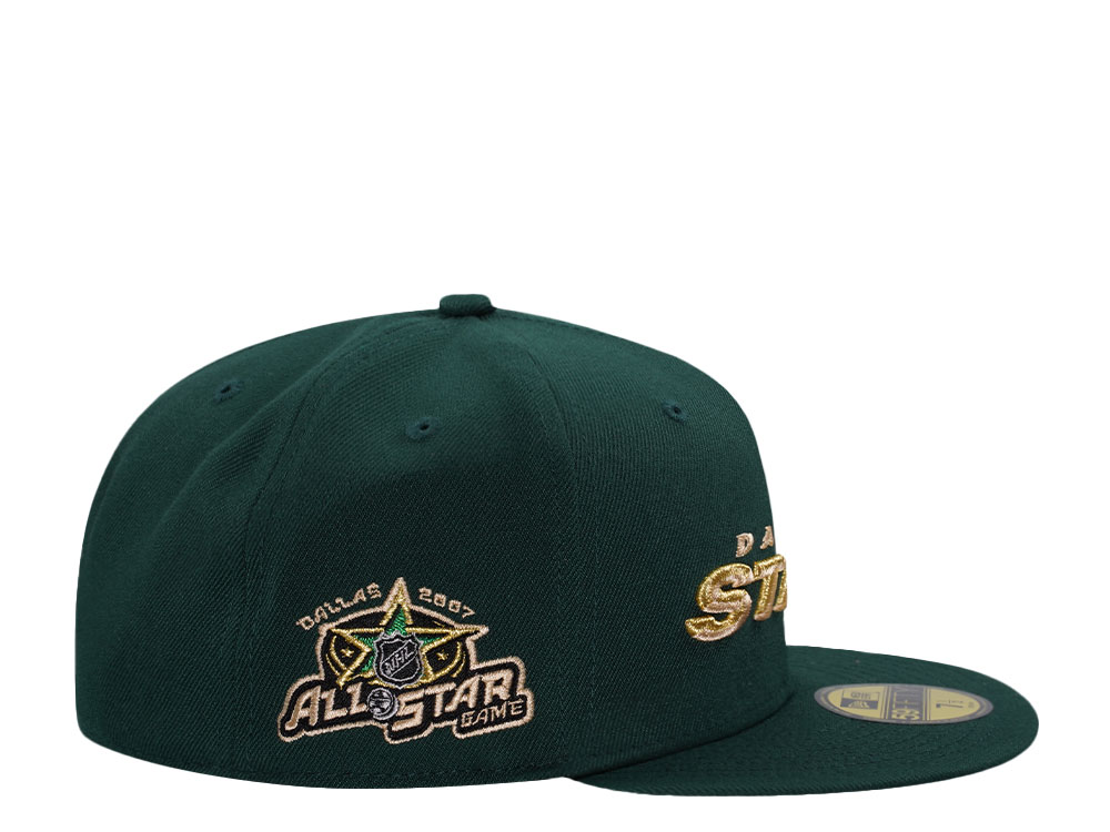 New Era Dallas Stars All Star Game 2007 Dark Green Prime Edition 59Fifty Fitted Cap