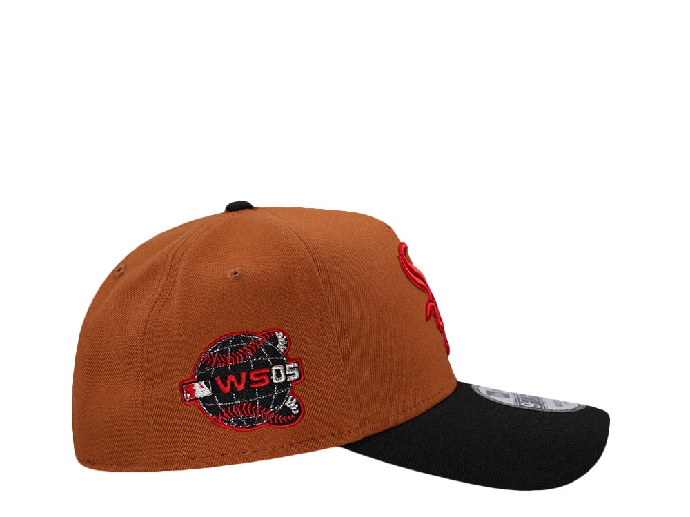New Era Chicago White Sox World Series 2005 Earth Brown Two Tone Edition 9Forty A Frame Snapback Cap