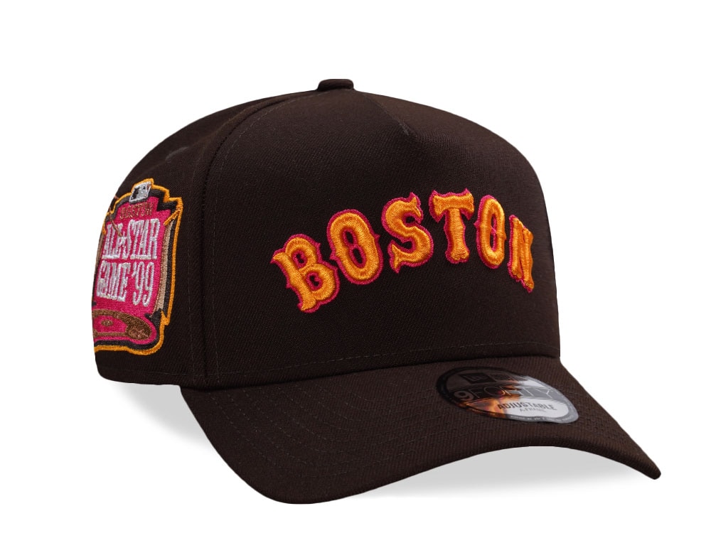 New Era Boston Red Sox All Star Game 1999 Burnt Wood Prime Edition 9Forty A Frame Snapback Cap