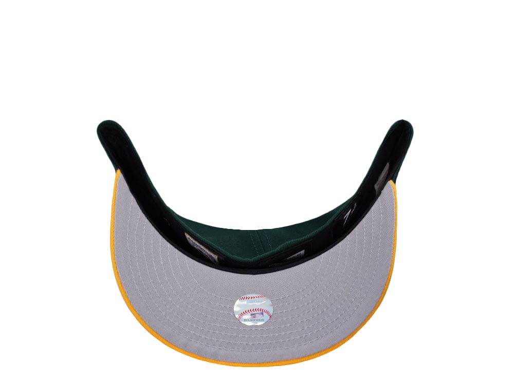 New Era Oakland Athletics World Series 1989 Green Two Tone Edition 59Fifty Pre Curved Fitted Cap