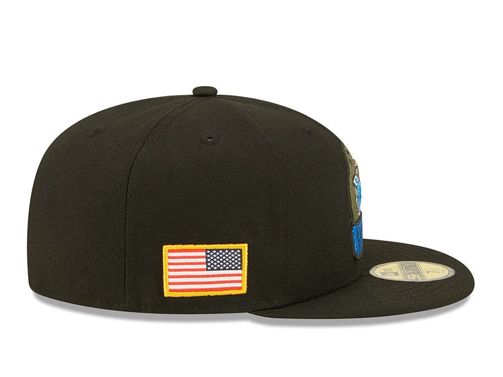 New Era Detroit Lions Salute to Service 2022 Fitted 59Fifty Cap