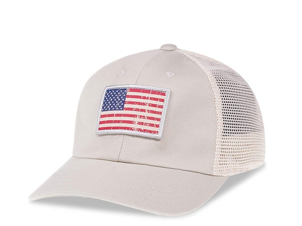 American Needle US Ballpark Mesh Stone Trucker Strapback Cap