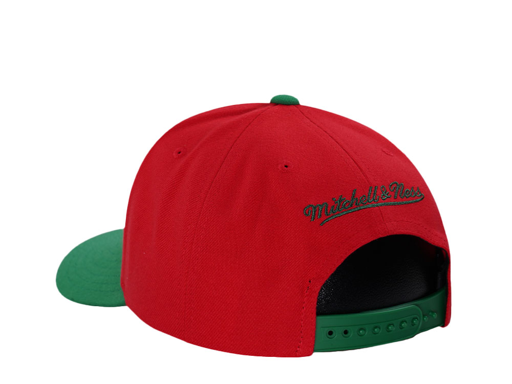 Mitchell & Ness New Jersey Devils Pro Crown Fit Vintage Red Snapback Cap
