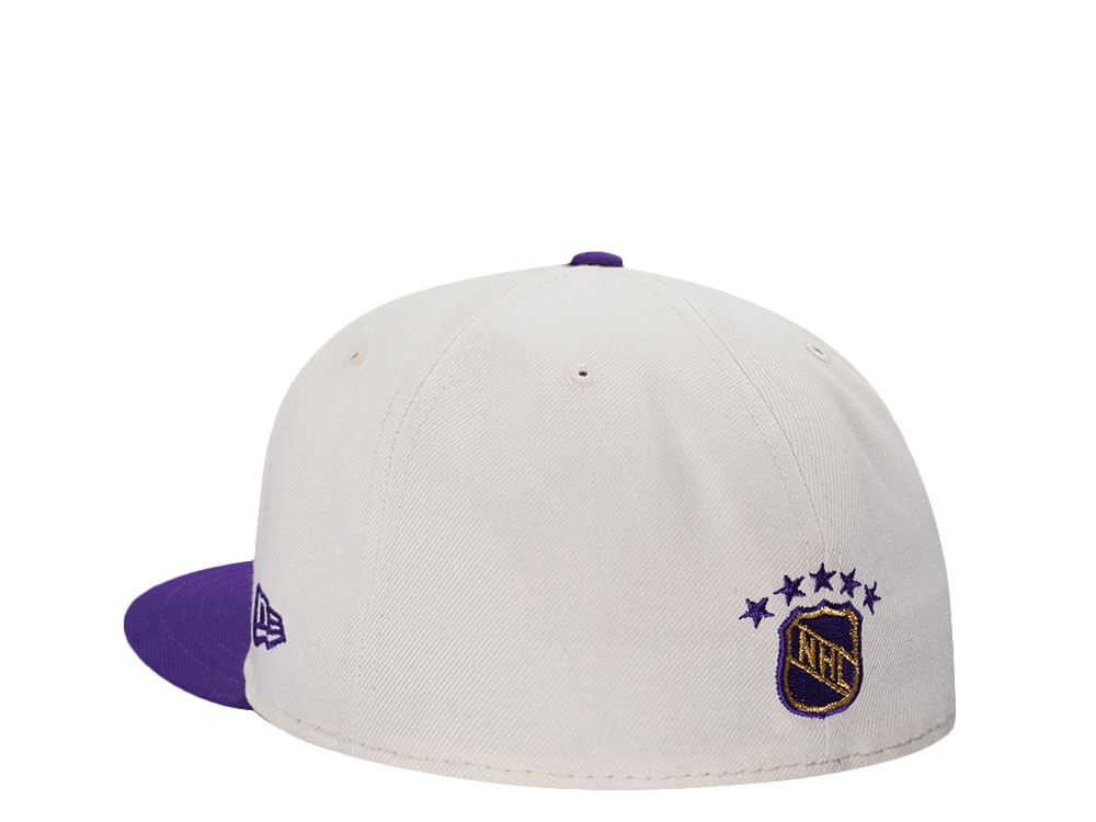New Era Los Angeles Kings 25th Anniversary Chrome Two Tone Throwback Edition 59Fifty Fitted Cap
