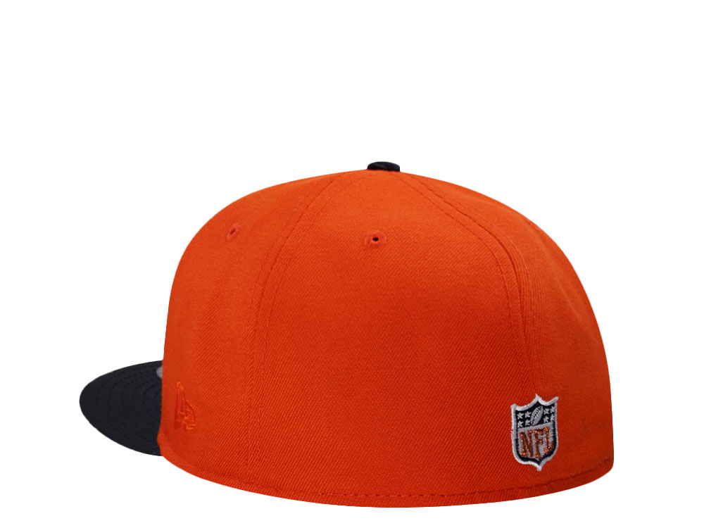 New Era Chicago Bears Orange Satin Brim Edition 59Fifty Fitted Cap
