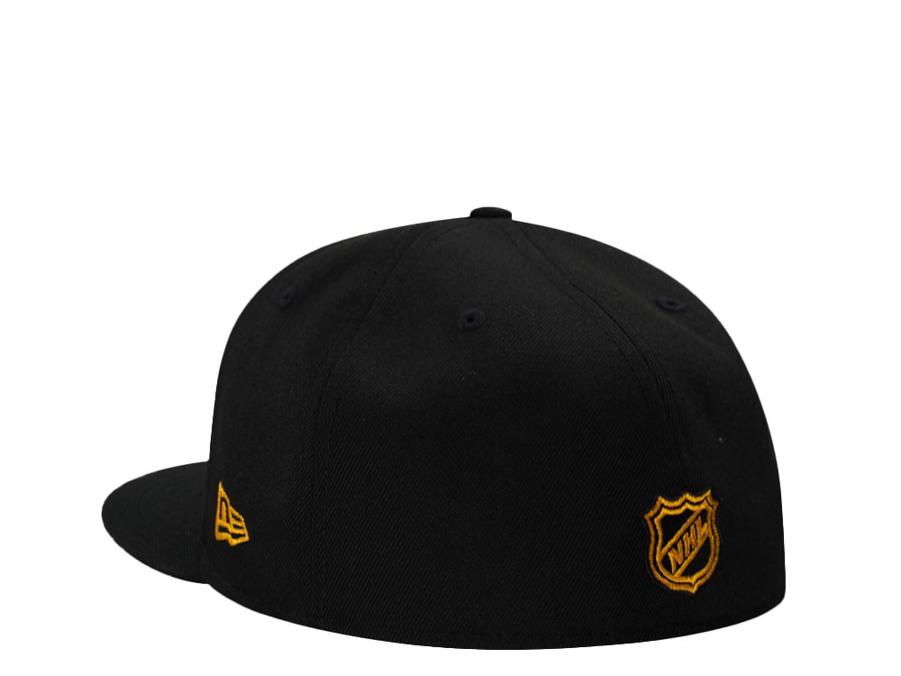 New Era Pittsburgh Penguins 25th Anniversary Black Throwback Edition 59Fifty Fitted Cap