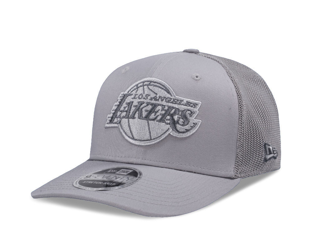 New Era Los Angeles Lakers Tonal Gray 9Seventy Stretch Snapback Cap