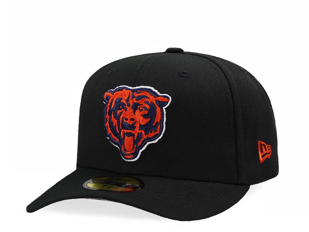 New Era Chicago Bears Black Classic Edition Pre Curved 59Fifty Fitted Cap